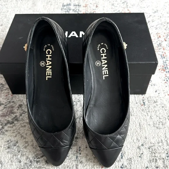 Chanel ballerina shoes size 37.5 - Picture 5 of 6